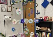  Navarro Doodlers create school chandelier 
